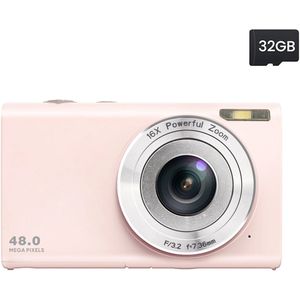 Digitale camera 48MP 2,7K FHD 16x digitale zoom, webcam, autofocus