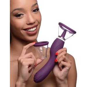 XR Brands - Lickgasm - 8x Licking and Sucking Vibrator - Purple