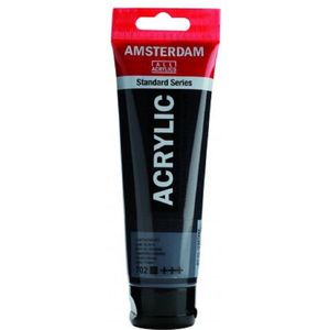 Acrylverf - 702 Lampenzwart - Amsterdam - 120 ml