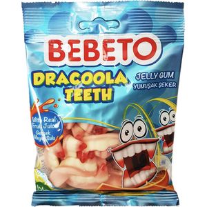 Bebeto - Dracoola Teeth Gummy Snoep - per 4 zakjes van 80 gram
