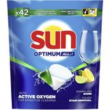 6x Sun Vaatwascapsules Optimum All-in-1 Citroen 42 stuks