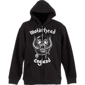 Motorhead - England Vest met capuchon - M - Zwart