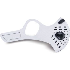 Anti-smogmasker met actieve kool + 3 N99 filters (wit)