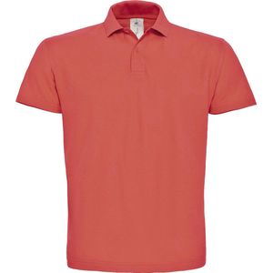 Unisex Polo ID.001 Koraalroze merk B&C maat XL