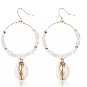 Jomide Oorhangers Shell Summer - Goudkleurig