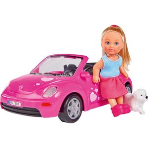 Evi Love - Evi met Beetle Wagen 23cm - minipop - vanaf 3 jaar