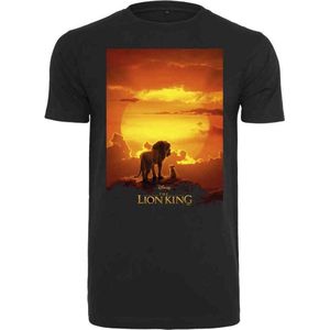 Disney The Lion King - Lion King Sunset Heren T-shirt - XS - Zwart