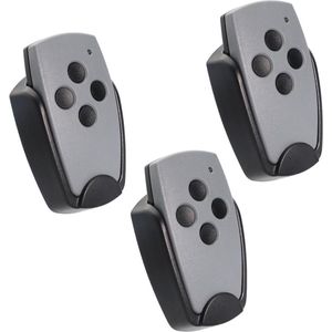Garagedeuropener 3 stuks afstandsbediening compatibel met 868 MHz Marantec Digital 382 384 302 304 313 321 323 131 - 4 kanalen