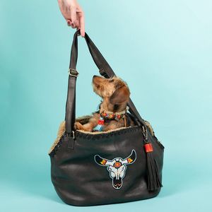 DWAM Dog with a Mission - Draagtas Hond - Hondentas - Draagzak Hond - Hondendraagtas - Dierendraagtas - Tas - Bandit - Zwart - One Size - 45 x 30 x 27 cm