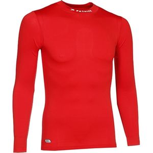 Patrick Shirt Opstaande Kraag Kinderen - Rood | Maat: 11/12