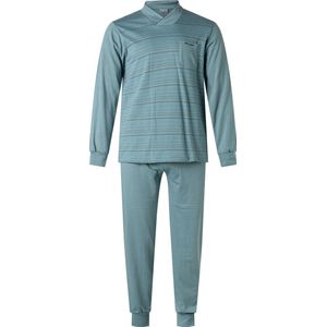 Heren pyjama van Gentlmen double jersey 114247 blue maat L