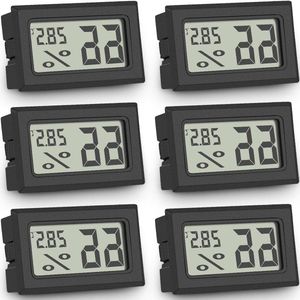Digitale LCD Indoor Thermometer Hygrometer - Binnen Temperatuur Vochtigheidsmeter - Voor Thuis Kantoor Tuin