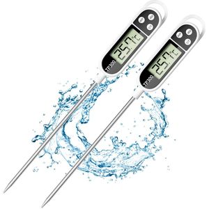 Universele digitale keukenthermometer met lange sonde – Nauwkeurige metingen voor koken, bakken en grillen