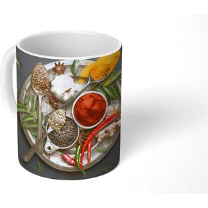 Mok - Kruiden op zilveren plaat - 350 ML - Beker