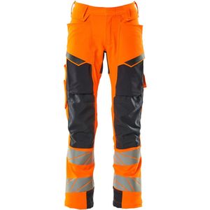 Mascot Accelerate Safe Broek met kniezakken 19079-511 - hi-vis oranje/donkermarine