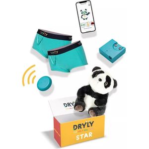 Dryly Plaswekker tegen Bedplassen voor Meisjes - Zindelijkheidstraining incl. App - Star Pakket - Maat 122-128