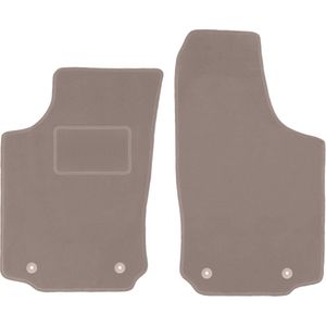 Beige voormatten voor: Opel Corsa C hatchback (2000-2006)