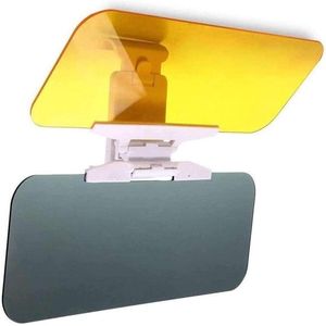 Zonneklep Extension2 in 1 Anti-Glans Rijden HD Vizier Dag en Nachtzicht Oogbeschermer Anti-Dazzle Voorruit Extender Verstelbaar Zonnescherm