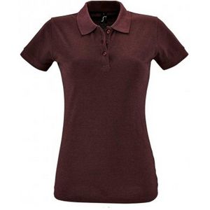 SOLS Dames/dames Perfect Pique Poloshirt met korte mouwen (Heide Ossenbloed)