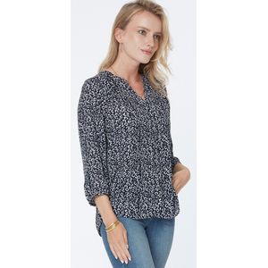 NYDJ Pintuck Blouse Dierenprint | Toro Cat