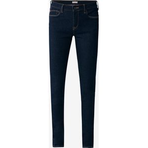 JENNA Mid Waist/ Slim Leg Jeans Dames - Donker Rinsed - Maat 31/30