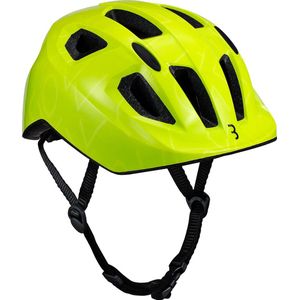 BBB Cycling Hero Kinderhelm Fiets - Fietshelm Kinderen - Sporthelm Kind - Neon Yellow Letters - Maat S - BHE-172