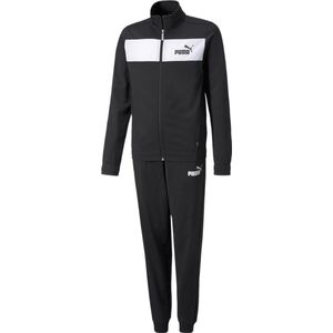 PUMA Poly Suit cl B Jongens Trainingspak - Puma Black - Maat 116