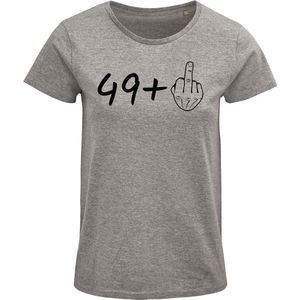 Vijftig jaar Dames T-shirt - 50 jaar - verjaardag - 50e verjaardag - abraham - sarah - feest - cadeau - grappig