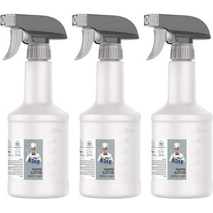Hervulbare spuitflessen voor reinigingsoplossingen - 3 stuks - 16 oz - plastic