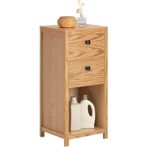 Rootz Moderne Badkamer Ladenkast - Opbergkast - Vanity Organizer - Duurzame MDF-constructie - Vochtbestendig - Muuranker Veiligheidsfunctie - 40 cm x 90 cm x 35 cm