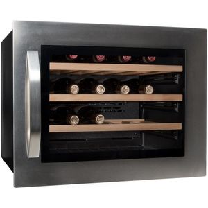 Wine Klima Excellence S24 Inbouw wijnklimaatkast - RVS - 24 flessen