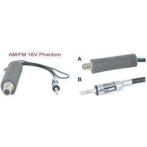 ANTENNE ADAPTER AM/FM 16V PHANTOM ISO 50Ω FEMALE > DIN MALE (1ST)