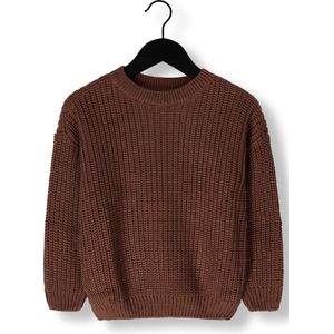 Your Wishes Knit Montana Truien & Vesten Kids - Sweater - Hoodie - Vest- Bruin - Maat 122/128