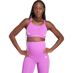 adidas Performance Powerimpact Luxe Medium-Support Zwangerschapsbeha - Dames - Paars- L C-D