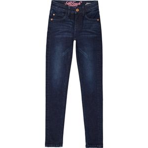 Vingino - Skinny jeans Belize meisjes - Deep Dark - maat 146