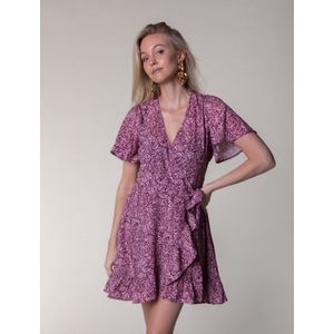 Colourful Rebel Telsi Floral Wrap Dress - XL