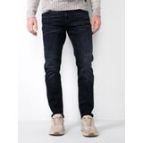 Petrol Industries - Heren Seaham Tracker Slim Straight Fit Jeans - Zwart/Blauw - Maat W29L32