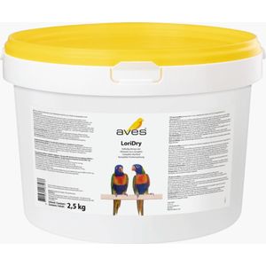 Aves- Aves Loridry- Lorivoer- Lori dry- 5 kilo (2 emmers van 2,5 kilo)