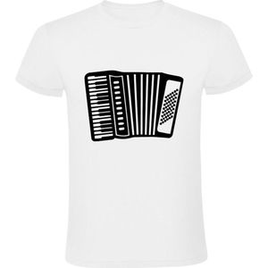 Accordeon Heren T-shirt | muziekinstrument | accordeonist | volksmuziek | jazz | klassiek | muziek