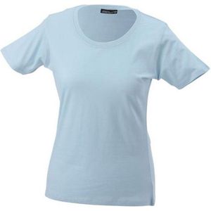 James and Nicholson Dames/dames Basic T-Shirt (Lichtblauw)