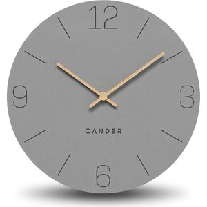 Grote geruisloze wandklok 50 cm - Modern en vintage design voor woonkamer