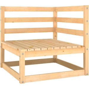 vidaXL 9-delige Loungeset met antraciet kussens Loungeset - Tuinmeubels - Pallets - Grenenhout - Outdoor Furniture