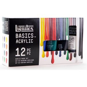 Liquitex Basics Acrylic - 12 kleuren - 22ml - 3699353