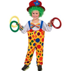 Kleurrijk clown kostuum voor kinderen - Kinderkostuums - 122/134