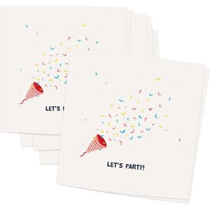 UITNODIGINGSKAARTEN - 10 gevouwen luxe wenskaarten met envelop - ansichtkaart - feest - uitnodiging - verjaardag - feestje - party - jarig - zomaar - gezellig