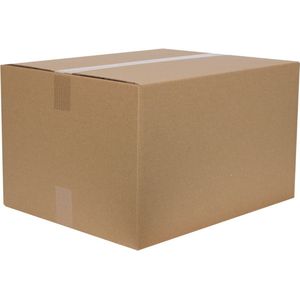 30x Vouwdoos 500 x 400 x 300 mm - B- golf (± 3,0 mm) Karton - Universele verzenddozen