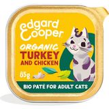 Edgard&Cooper - Adult Paté Organic - Kattenvoer - Kalkoen - 85 g