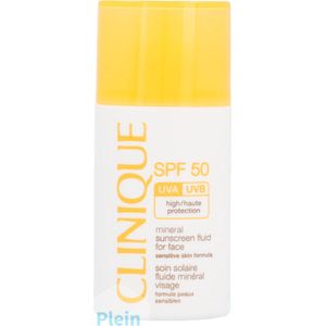 2x Clinique Mineral Sunscreen Fluid For Face SPF 50 30 ml