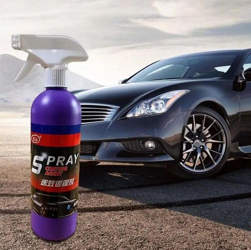 2x 500ml Auto Keramische Coating Spray Snelle Keramische Coating Spray Bescherming Auto Coating Wax Polijstmiddel Snel Fijne Vlek Verwijderen