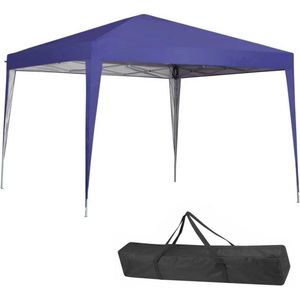 Opvouwbaar Paviljoen 3x3 m - Waterdicht en UV-bestendig - Perfect voor Buitengebruik